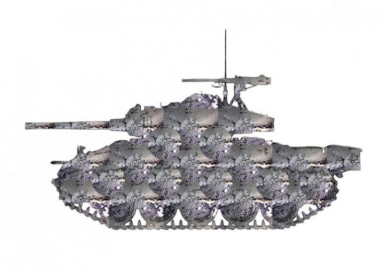Disco Panzer Skisse